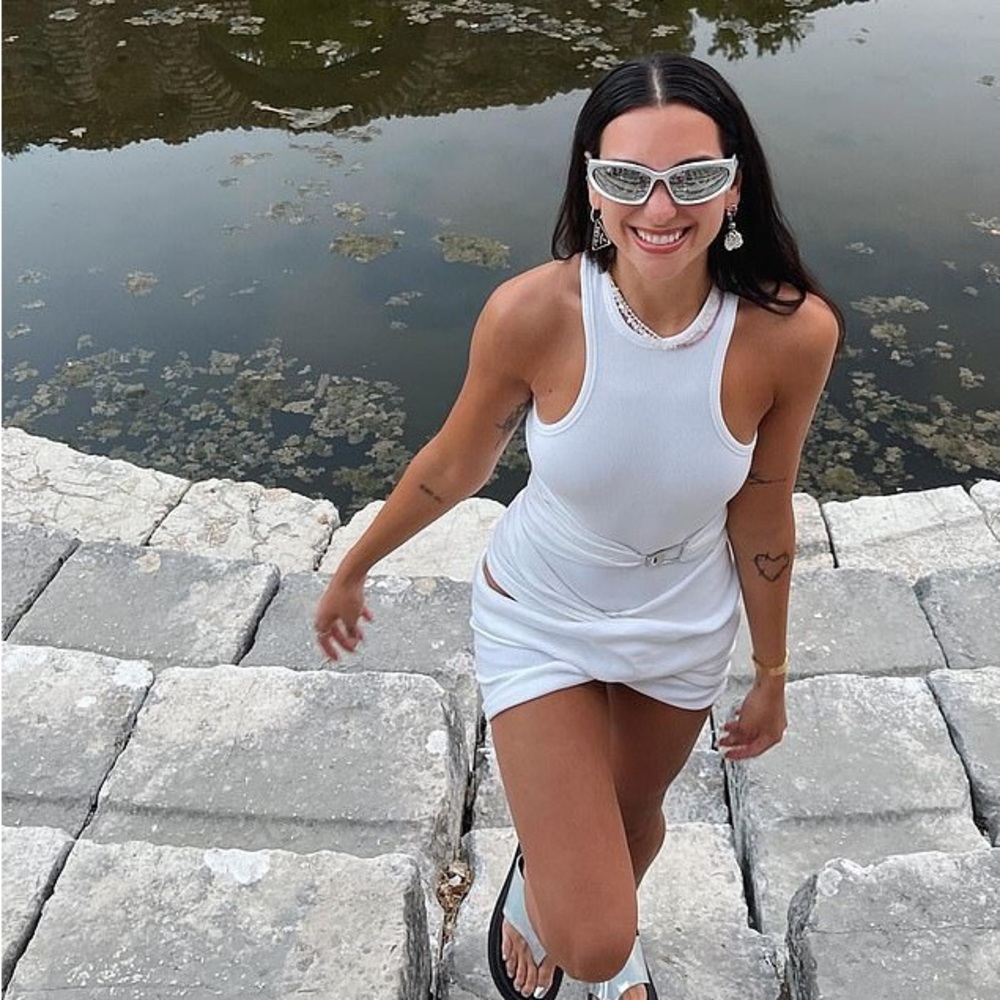 The attico cindy mini dress